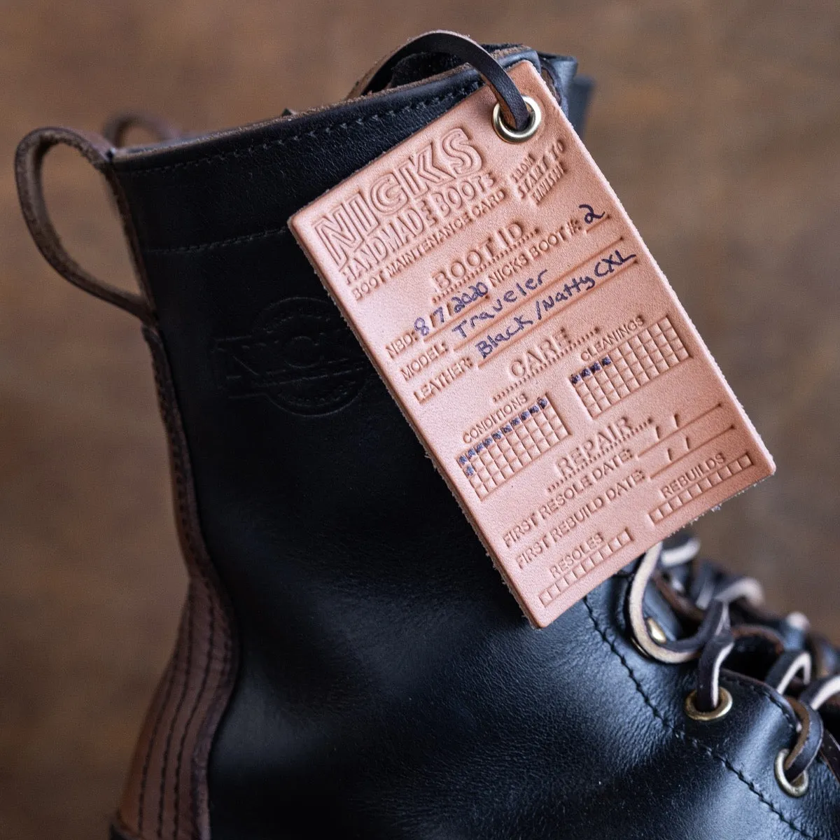 Nicks Maintenance Card – Track the Life of Your Nicks Boots sold by Nicks Boots product image thumbnail 3