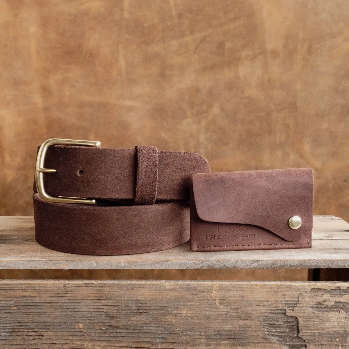 The Workhorse Bundle – Classic Work Belt + Wallet sold by Nicks Boots