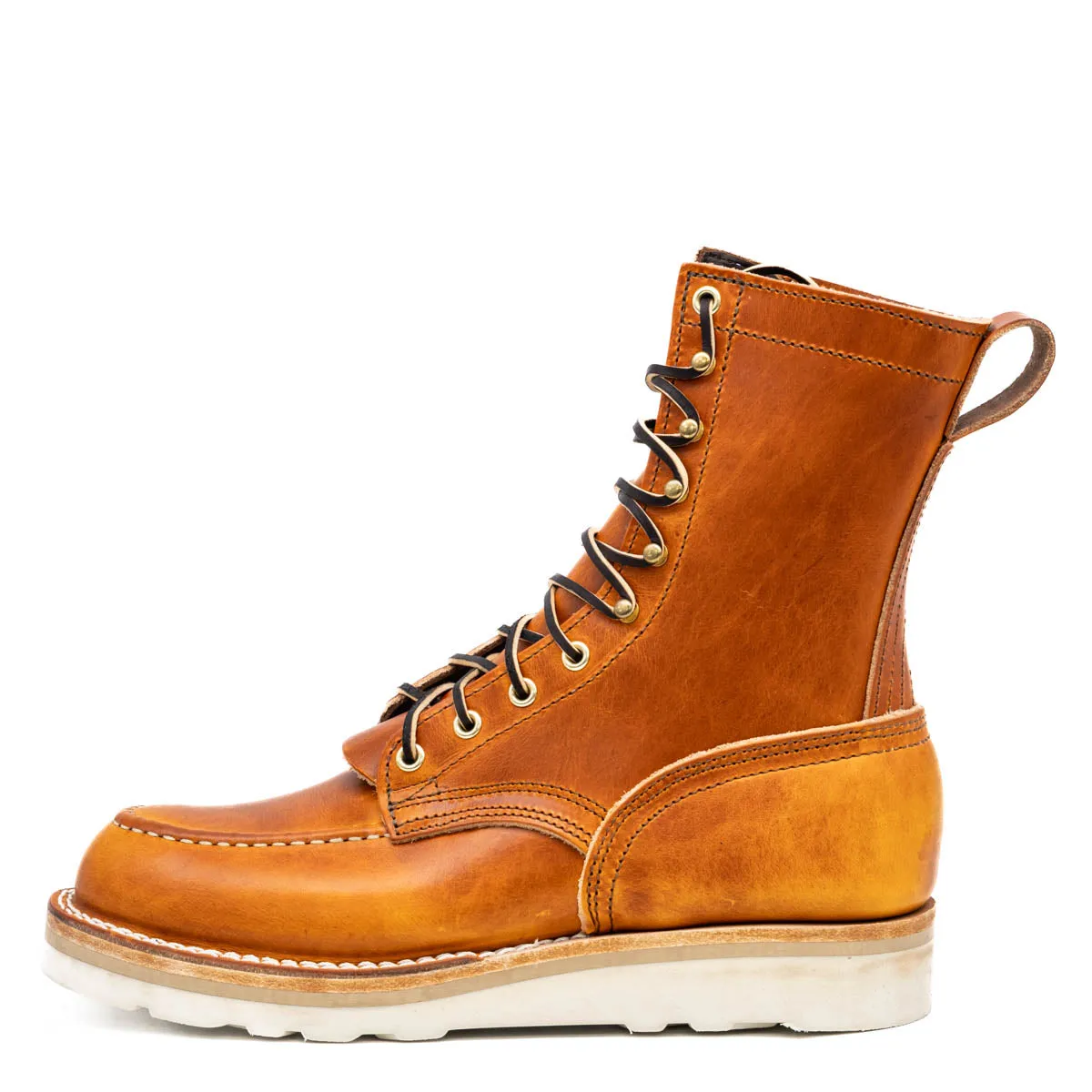 Moc Toe Wedge - W&C Veg Tan sold by Nicks Boots