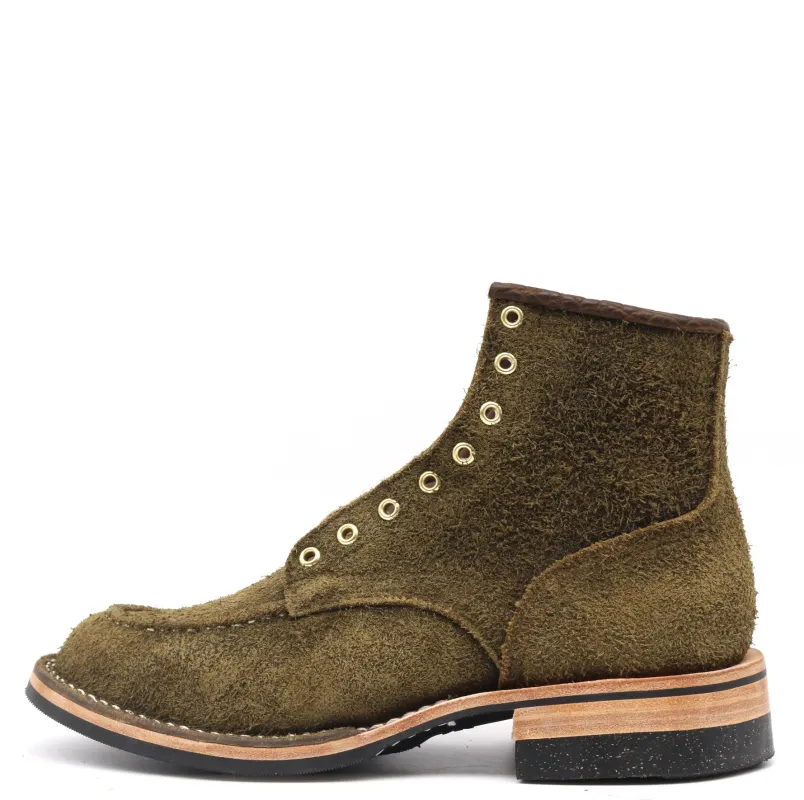 Shrunken Bison LaceUp 10.5 E - Seconds! made by Nicks Boots