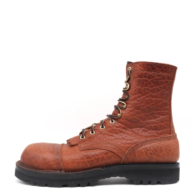 Safety Shrunken Bison LaceUp 11 B - Ready To Ship! made by Nicks Boots