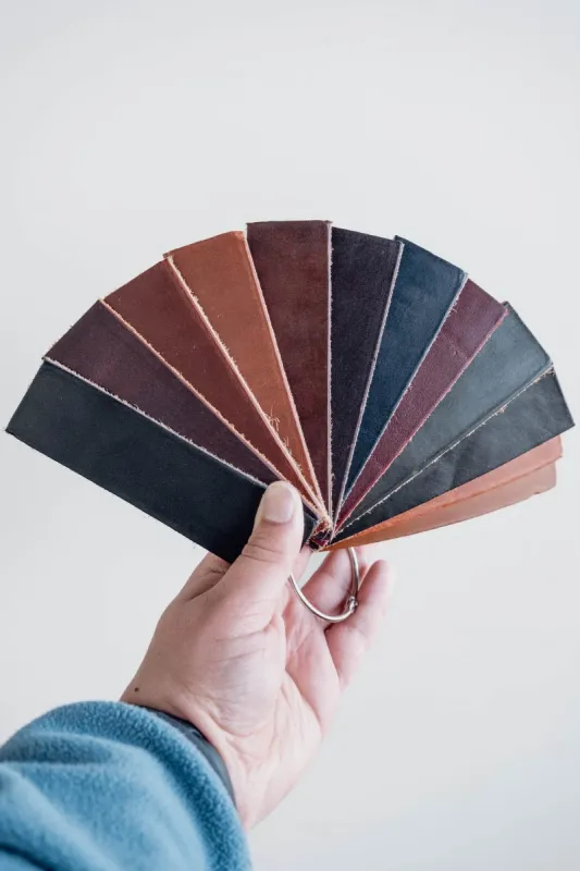 Leather Swatches made by Nicks Boots