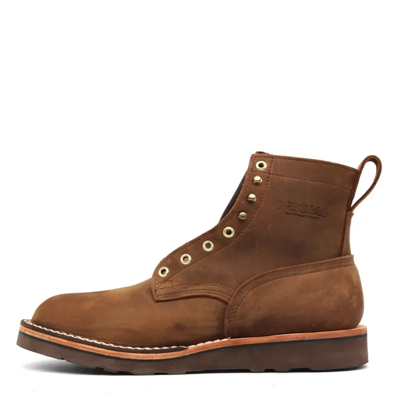 Wedge Work 9.5 B - Ready To Ship! made by Nicks Boots