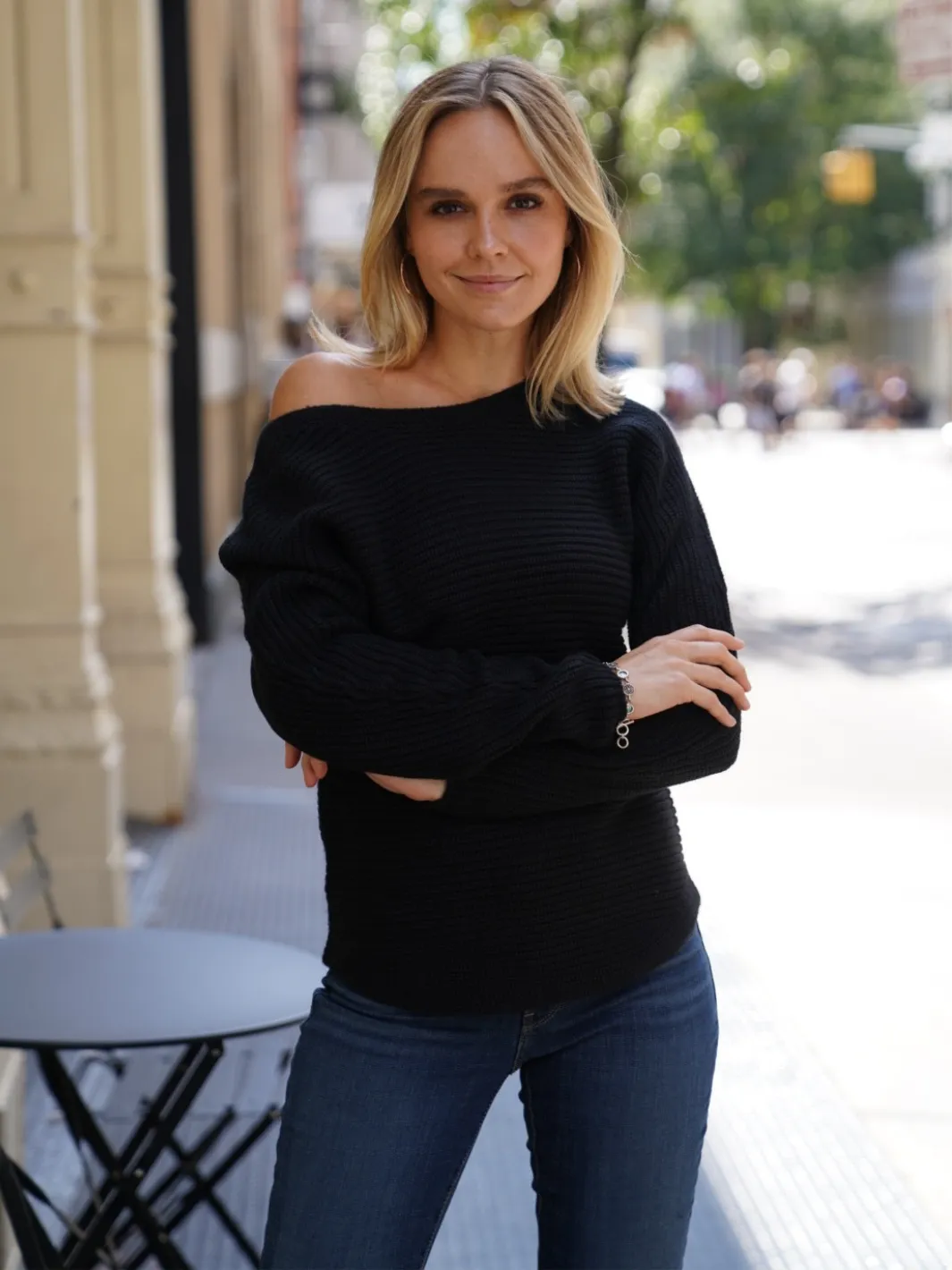 The Lora - Bateau Neck Sweater sold by Ameliora