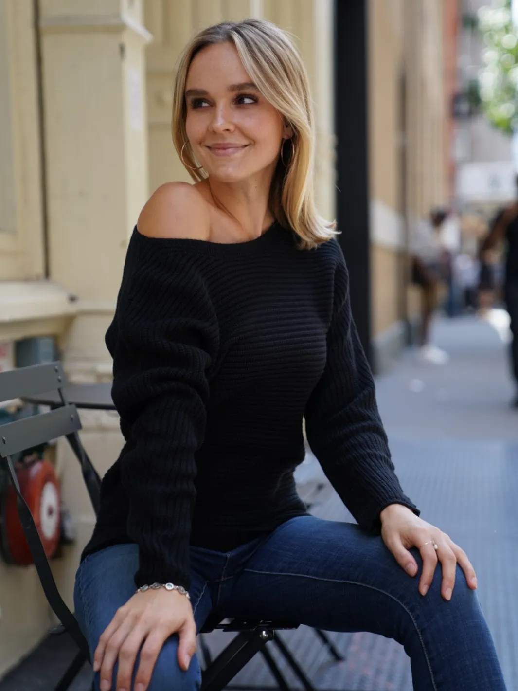 The Lora - Bateau Neck Sweater sold by Ameliora product image thumbnail 2