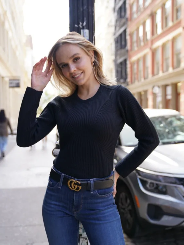 The Cary - Fitted Sweater sold by Ameliora