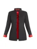 The Carmen - Silk Lined Mandarin Collar sold by Ameliora