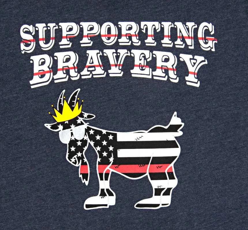 Red Line T-Shirt sold by Goat USA product image thumbnail 3