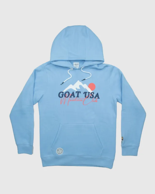 Mountain Club Hooded Sweatshirt sold by Goat USA