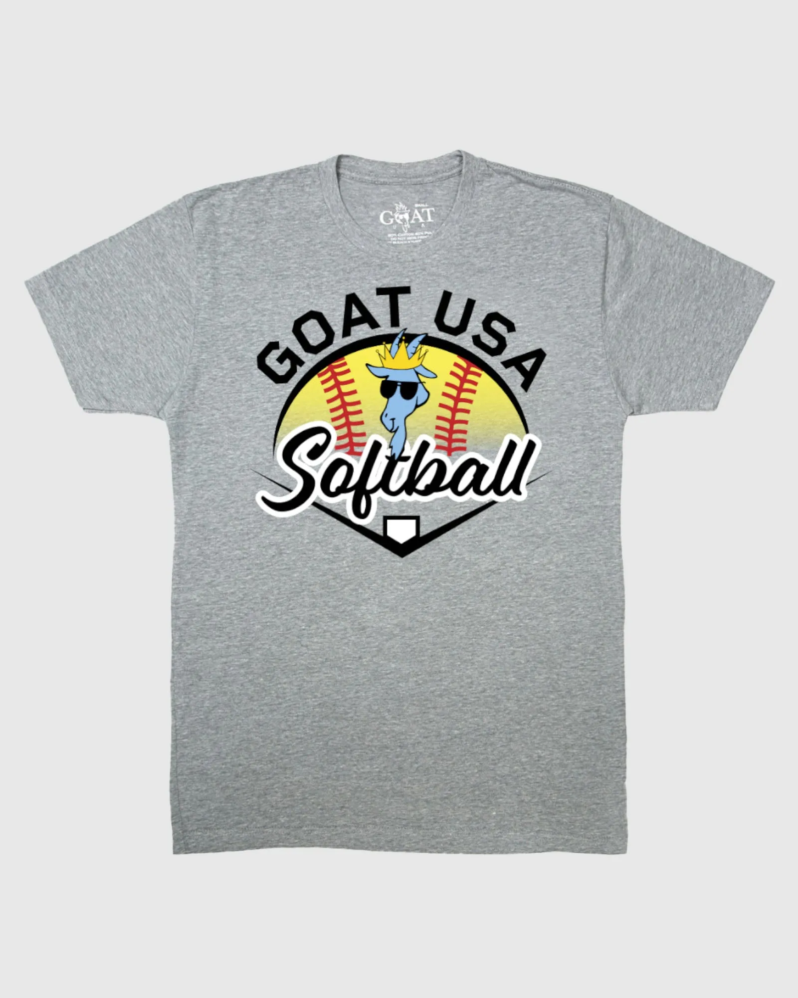 Softball T-Shirt sold by Goat USA product image thumbnail 4