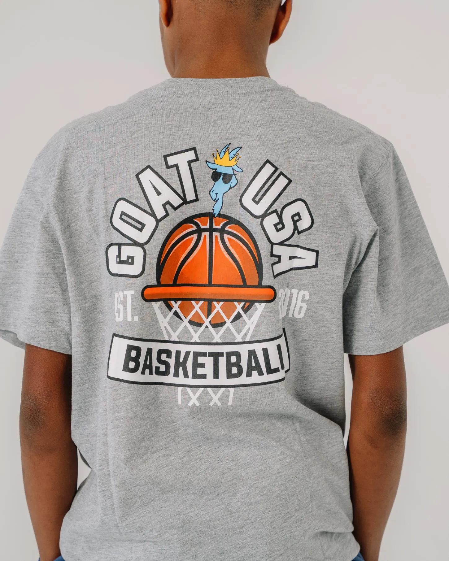 Basketball T-Shirt sold by Goat USA product image thumbnail 3