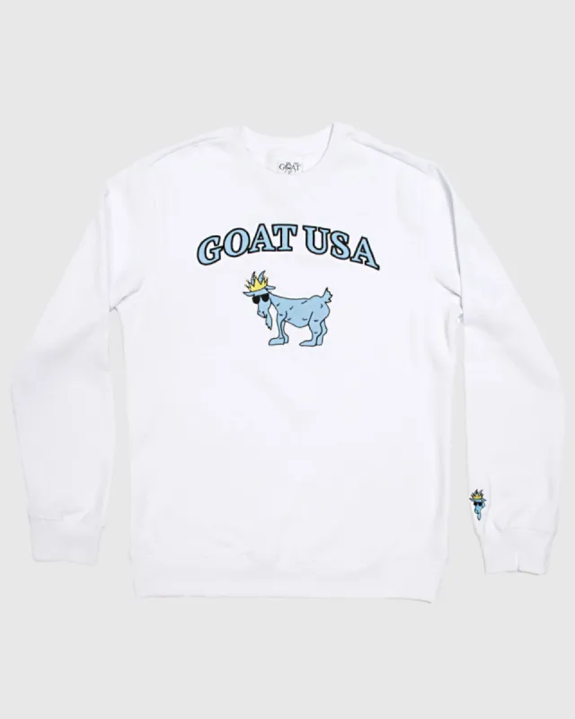Big GOAT Crewneck Sweatshirt sold by Goat USA