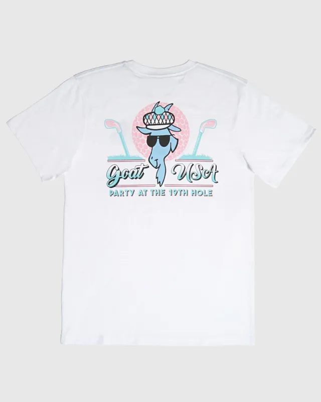 The 19th Hole Golf T-Shirt sold by Goat USA