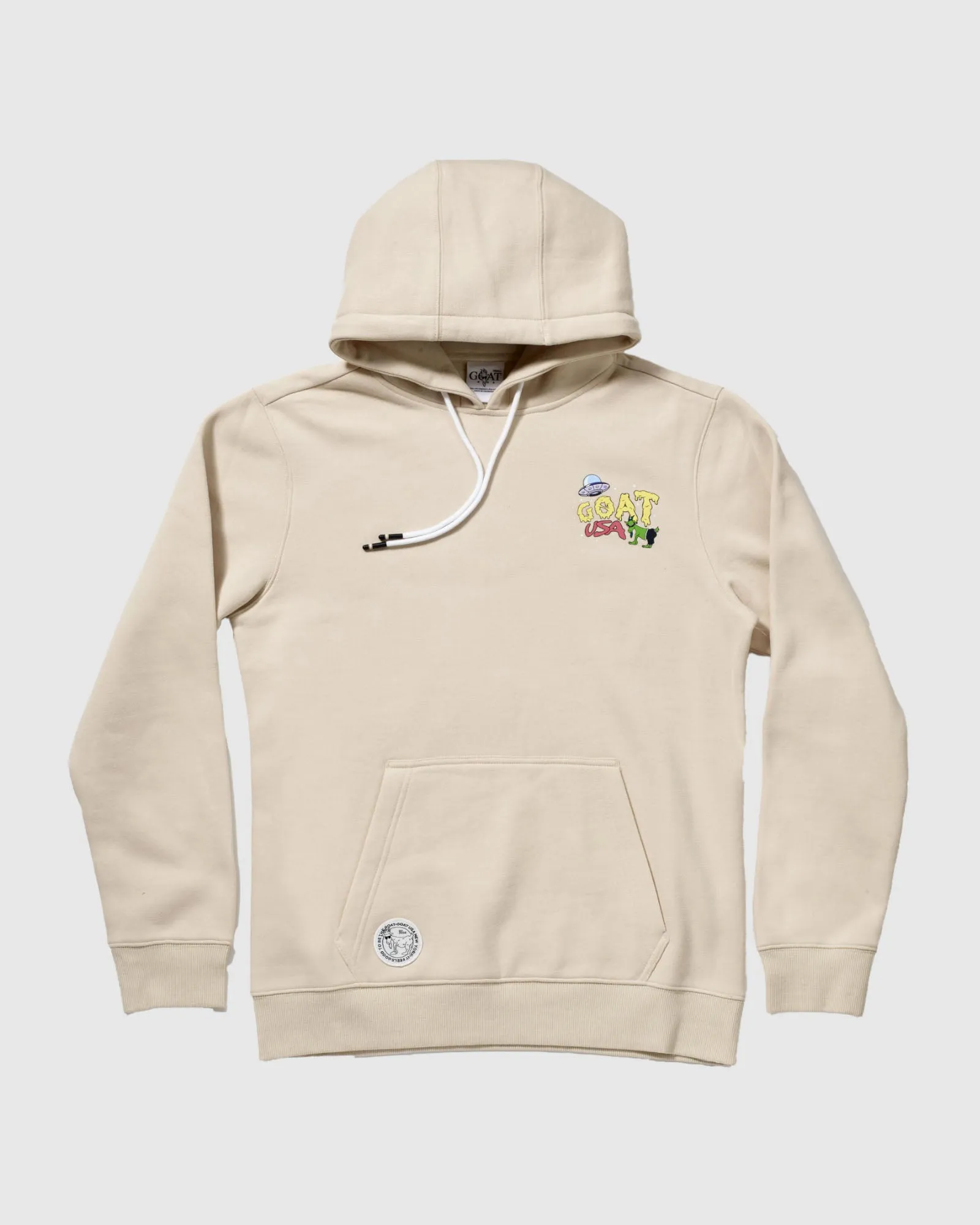 Alien GOAT Hooded Sweatshirt sold by Goat USA product image thumbnail 2