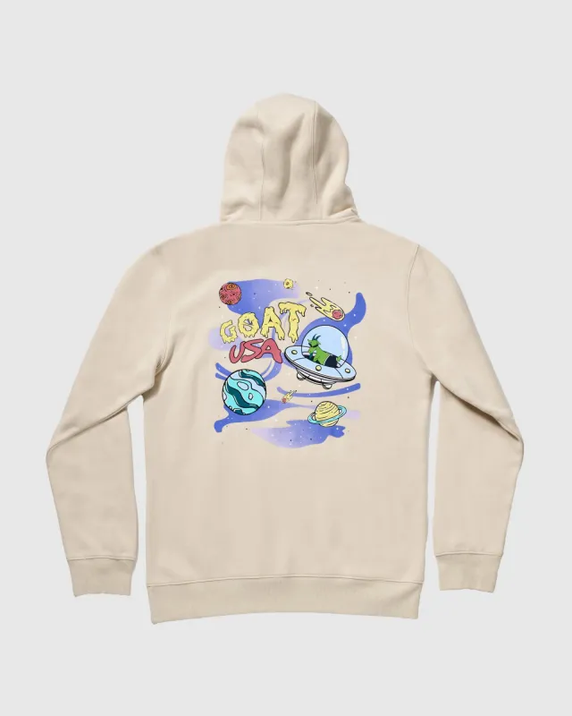 Alien GOAT Hooded Sweatshirt made by Goat USA