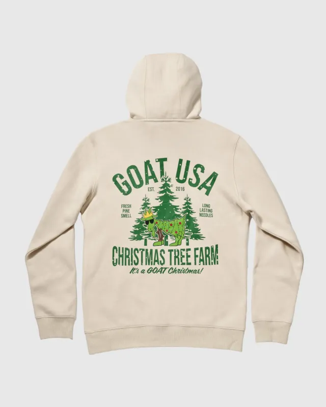 Tree Farm Hooded Sweatshirt sold by Goat USA