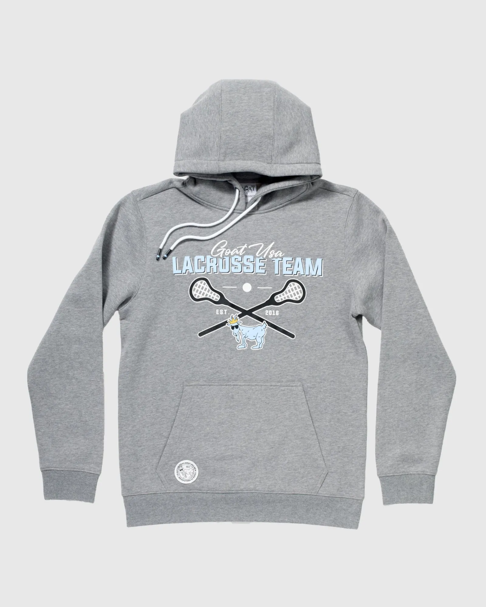 Lacrosse Team Hooded Sweatshirt sold by Goat USA