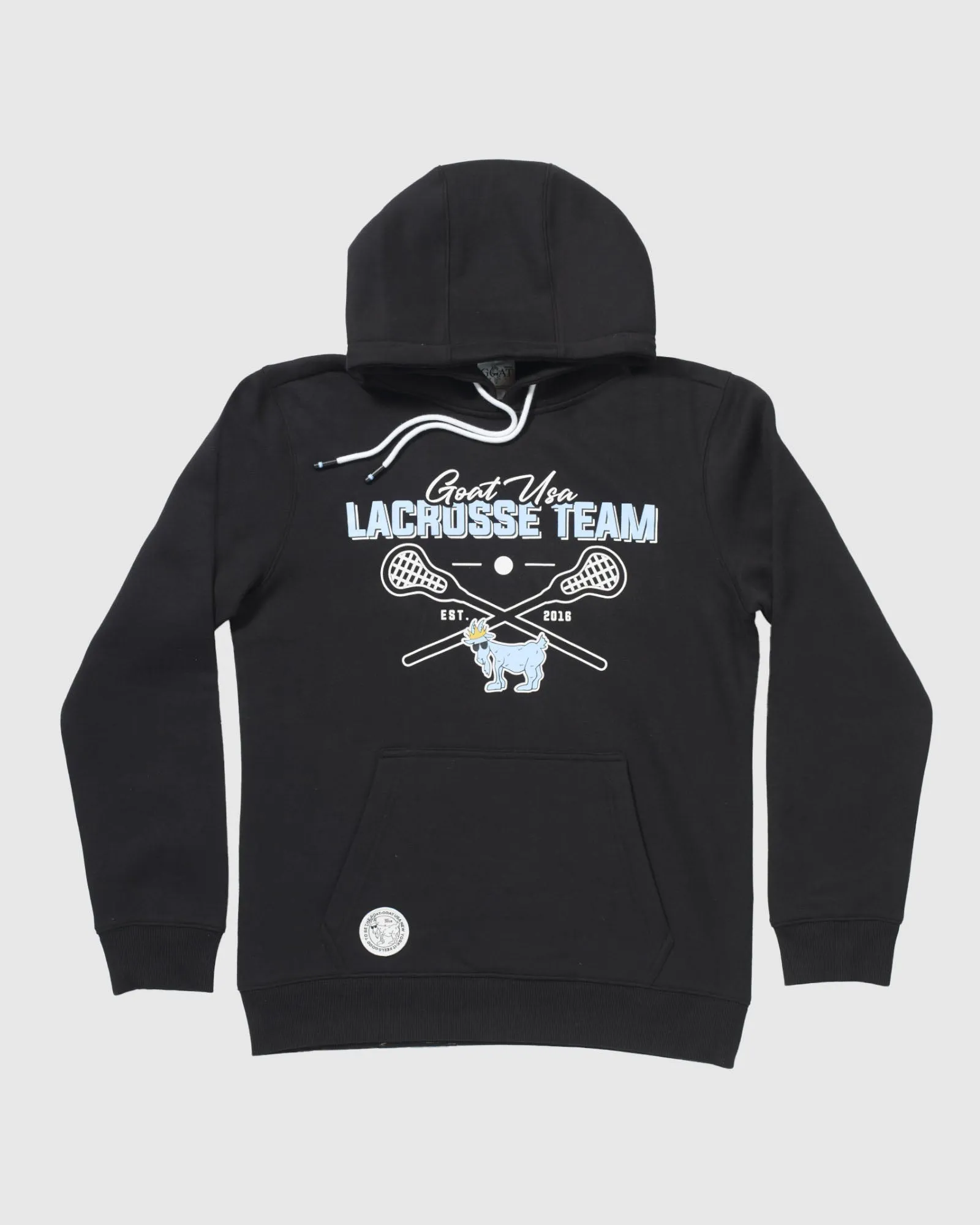 Lacrosse Team Hooded Sweatshirt sold by Goat USA product image thumbnail 2