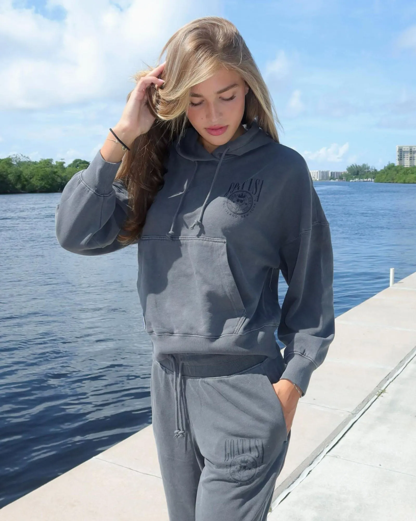 Women's Origin Hooded Sweatshirt sold by Goat USA product image thumbnail 4