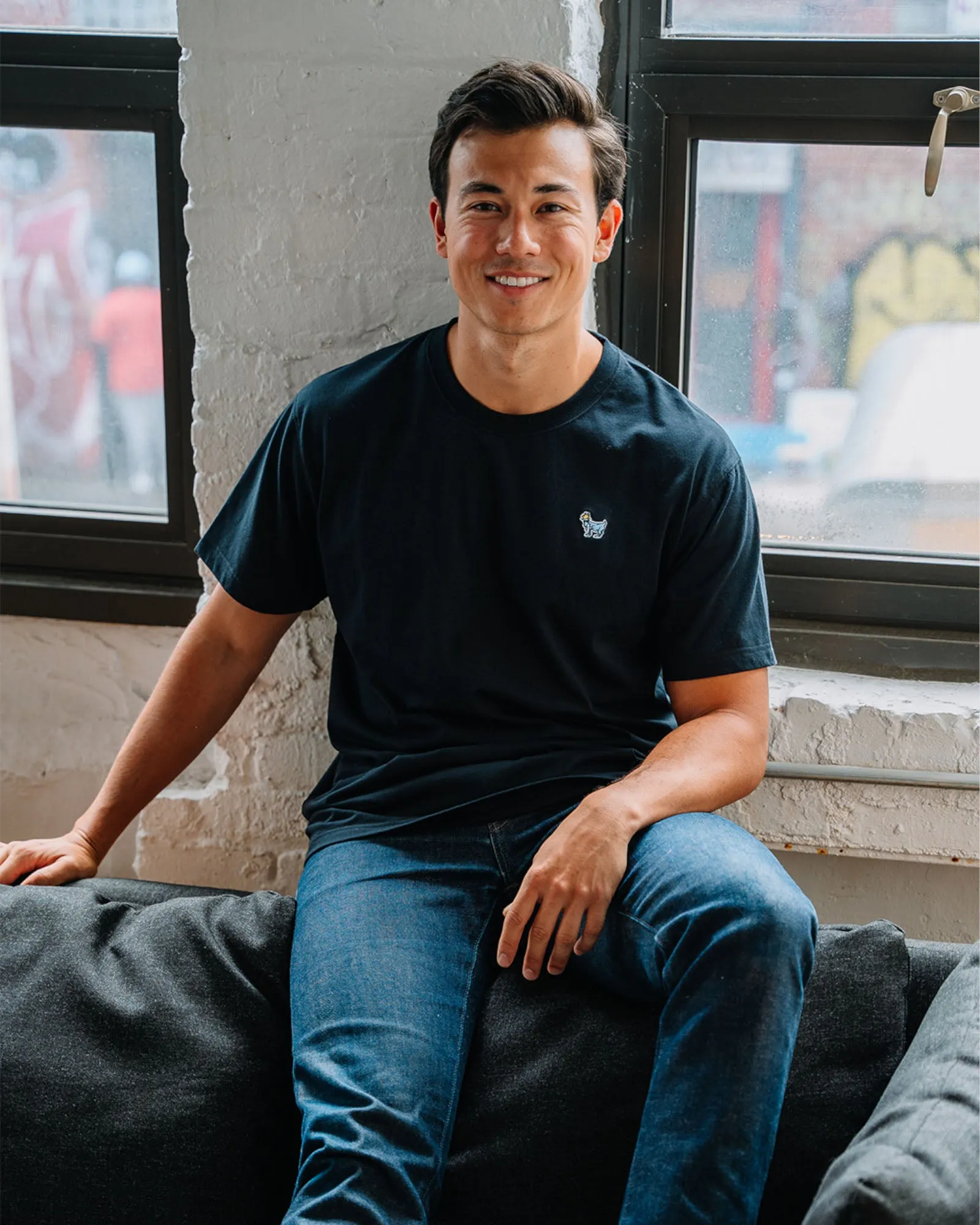 OG Embroidered T-Shirt sold by Goat USA product image thumbnail 5