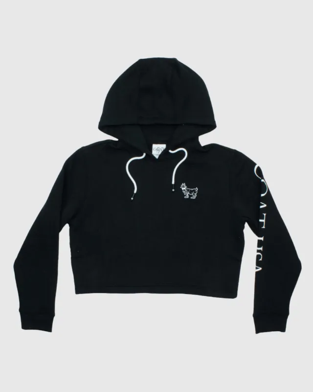 Women's OG Cropped Hooded Sweatshirt sold by Goat USA