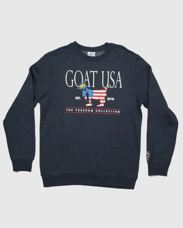 North Tyson Freedom Crewneck Sweatshirt sold by Goat USA