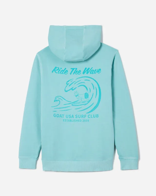 Ride the Wave Hooded Sweatshirt sold by Goat USA