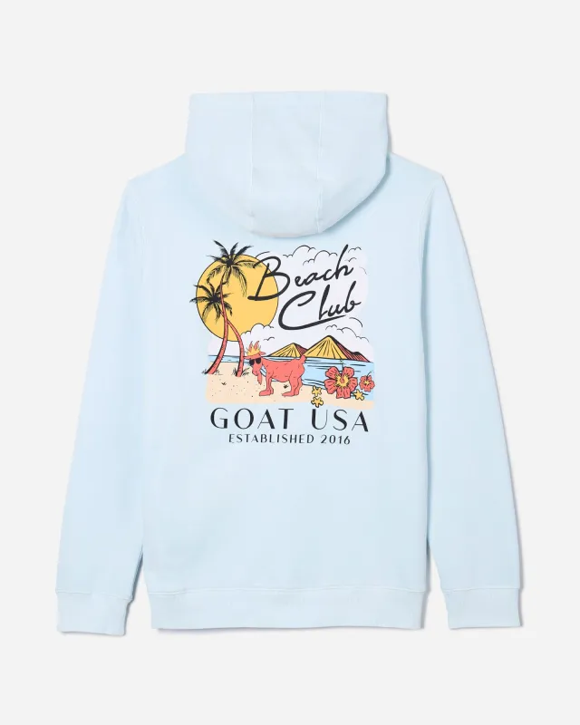 Beach Club Hooded Sweatshirt sold by Goat USA