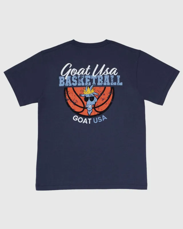 Game Time Basketball T-Shirt sold by Goat USA