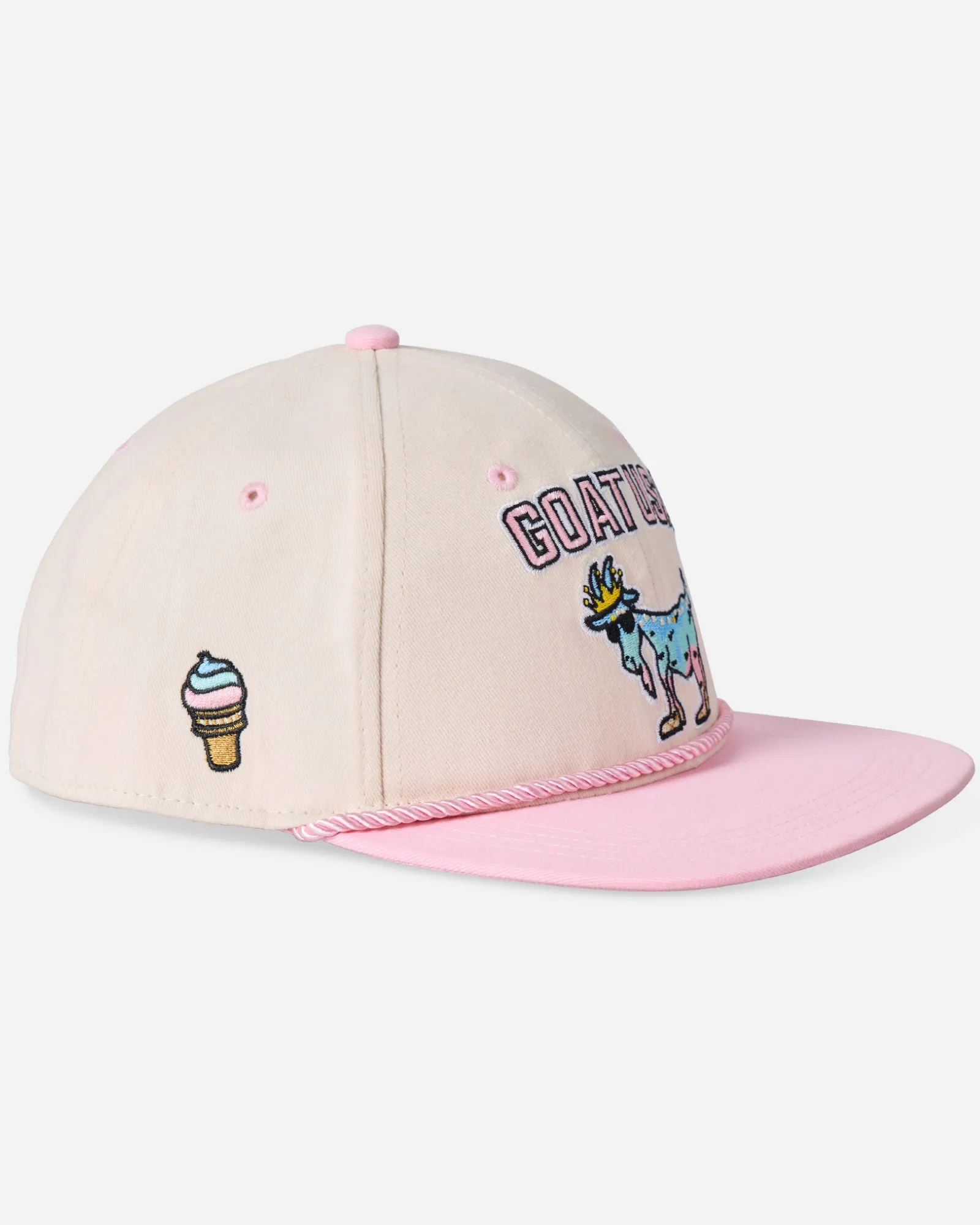 Ice Cream Flat Brim Snapback sold by Goat USA product image thumbnail 2