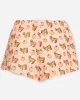 Women's Peach Pajama Shorts sold by Goat USA