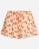 Women's Peach Pajama Shorts sold by Goat USA