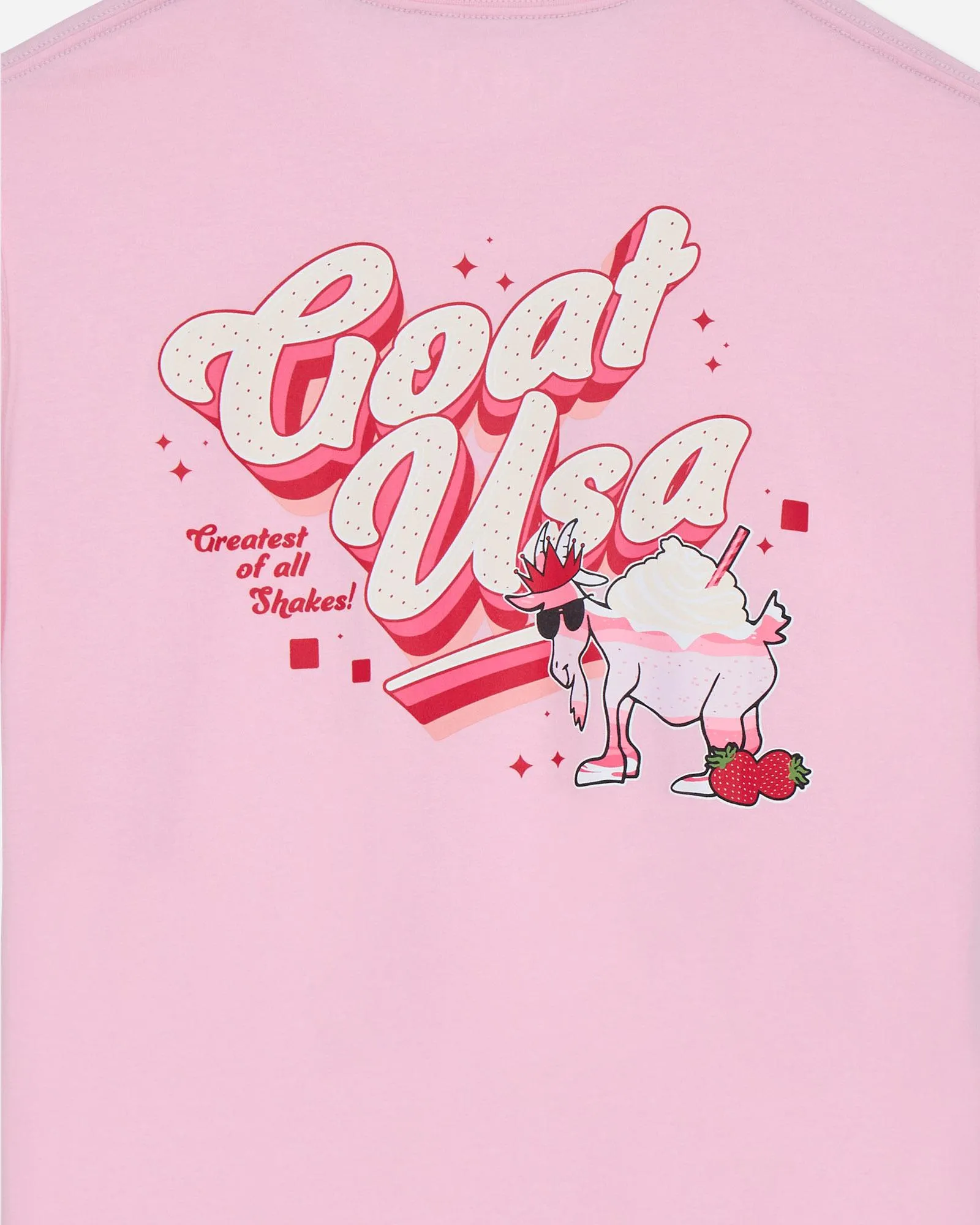 Strawberry Shake T-Shirt sold by Goat USA product image thumbnail 3