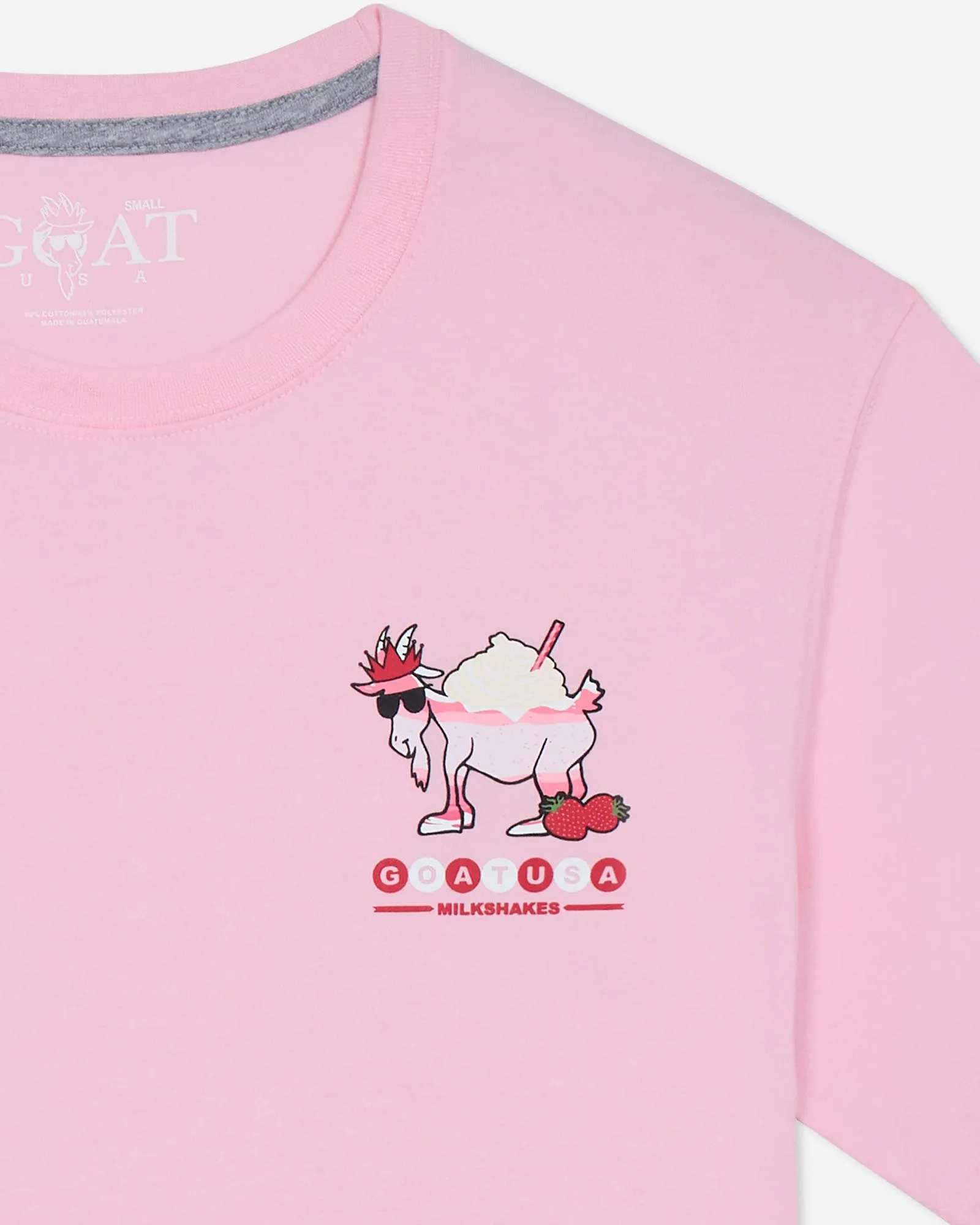 Strawberry Shake T-Shirt sold by Goat USA product image thumbnail 2