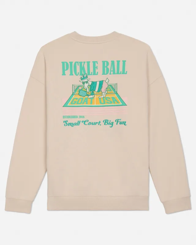 Pickleball Crewneck Sweatshirt sold by Goat USA