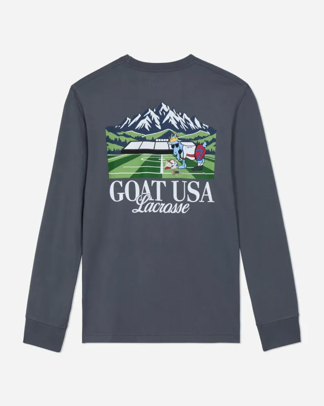 GOAT USA Lacrosse Long Sleeve T-Shirt sold by Goat USA