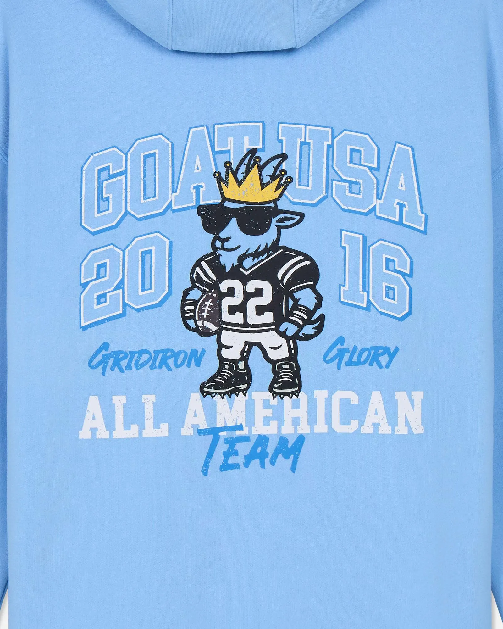 Gridiron Hooded Sweatshirt sold by Goat USA product image thumbnail 2