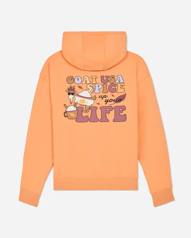 Pumpkin Spice Latte Hooded Sweatshirt sold by Goat USA