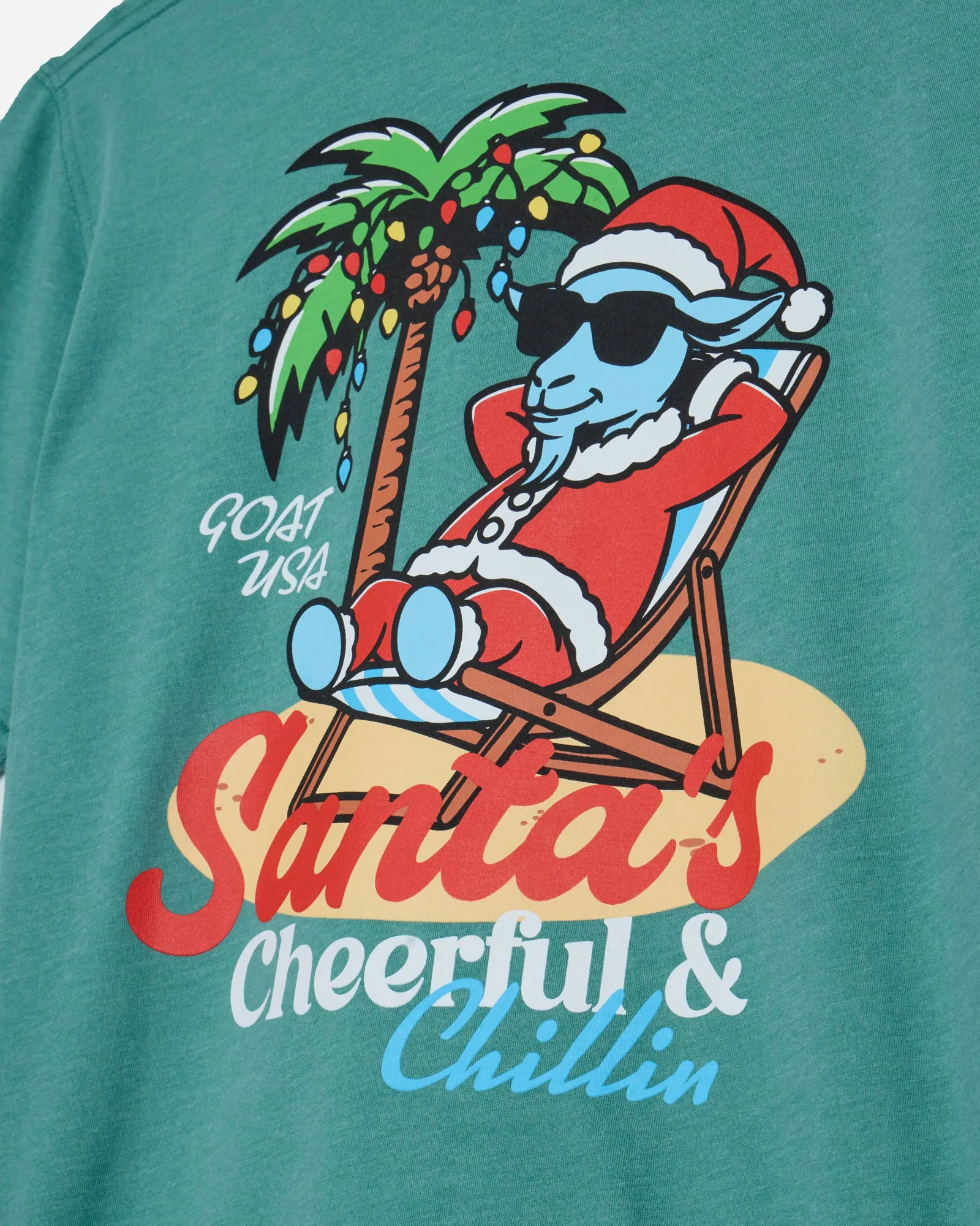 Cheerful Chillin' T-Shirt sold by Goat USA product image thumbnail 3