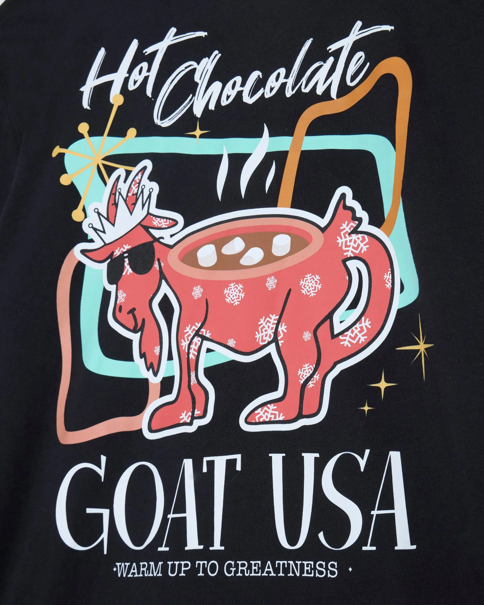 Hot Cocoa Long Sleeve T-Shirt sold by Goat USA product image thumbnail 2