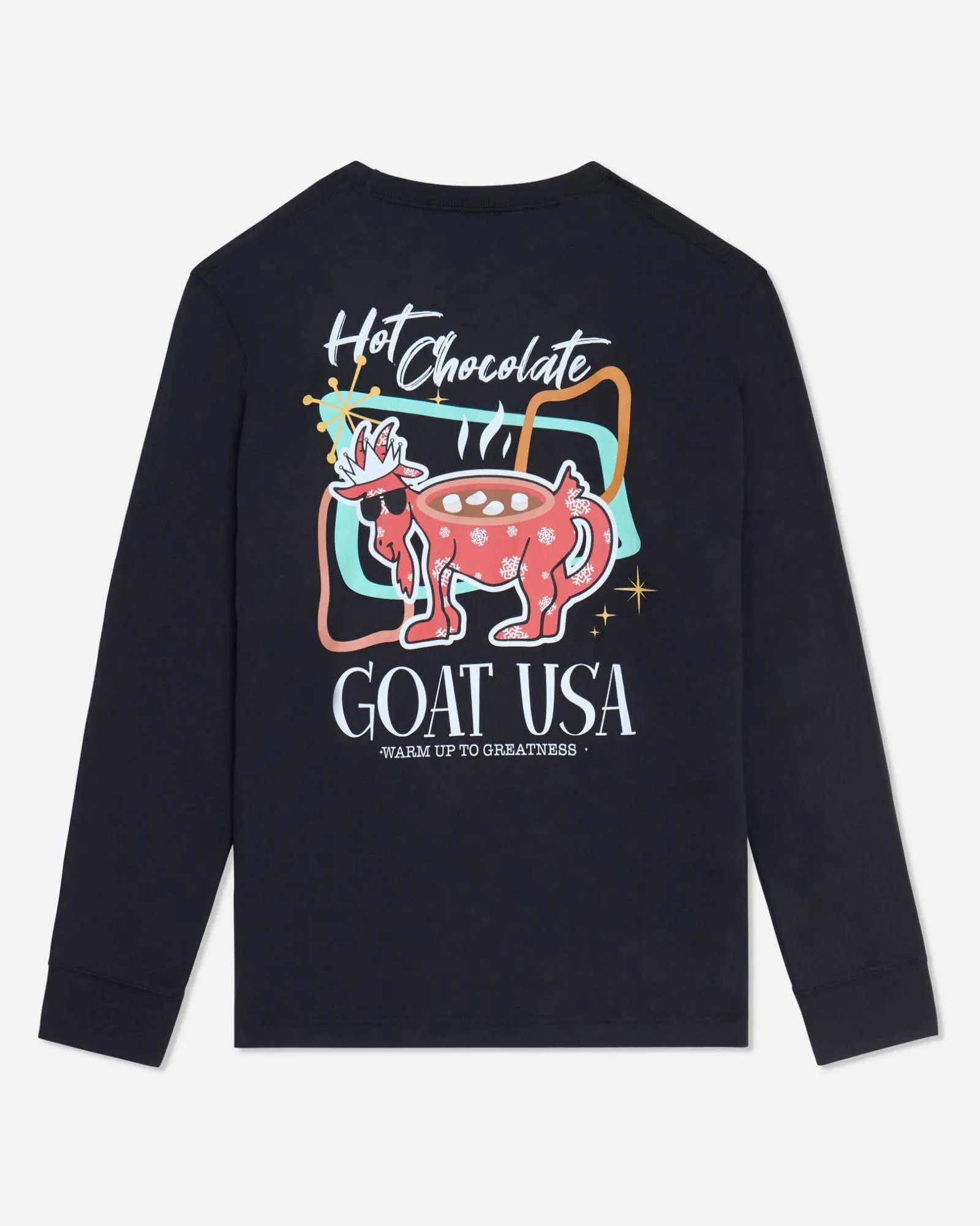 Hot Cocoa Long Sleeve T-Shirt sold by Goat USA