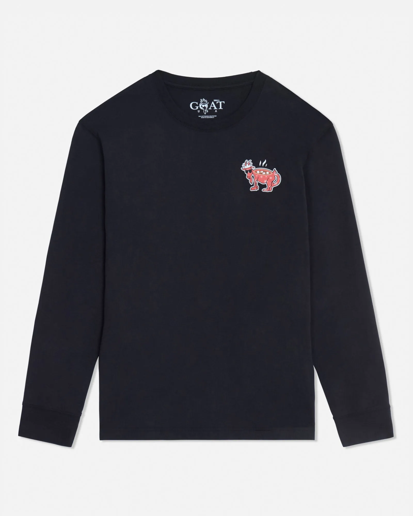 Hot Cocoa Long Sleeve T-Shirt sold by Goat USA product image thumbnail 4