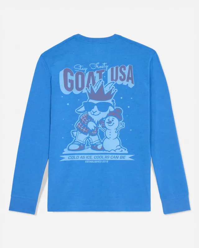 Stay Frosty Long Sleeve T-Shirt made by Goat USA
