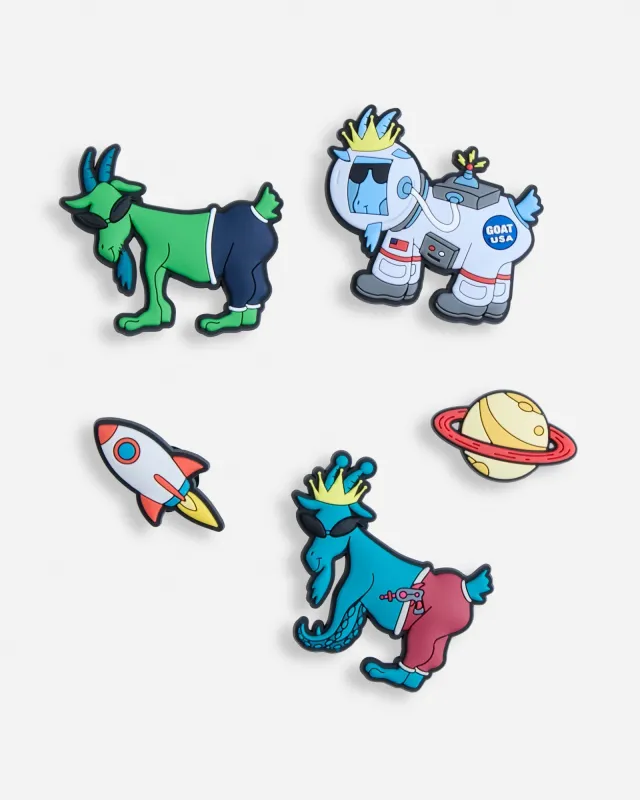 Space Shoe Charms (5-Pack) sold by Goat USA
