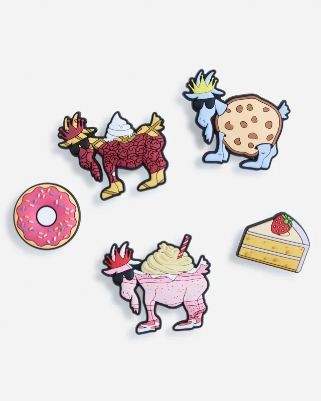 Dessert Shoe Charms (5-Pack) made by Goat USA