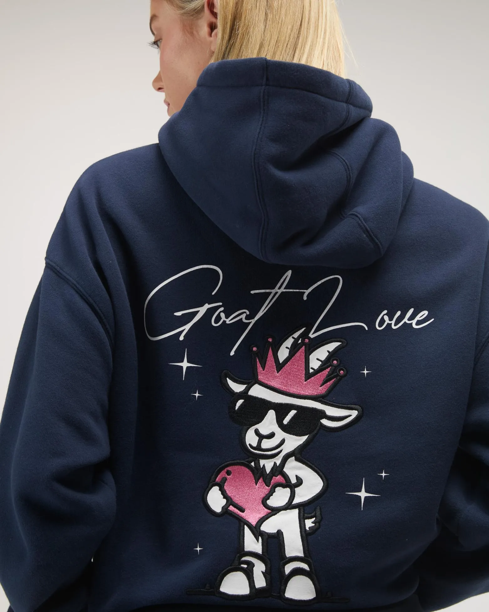 GOAT Love Hooded Sweatshirt sold by Goat USA product image thumbnail 2