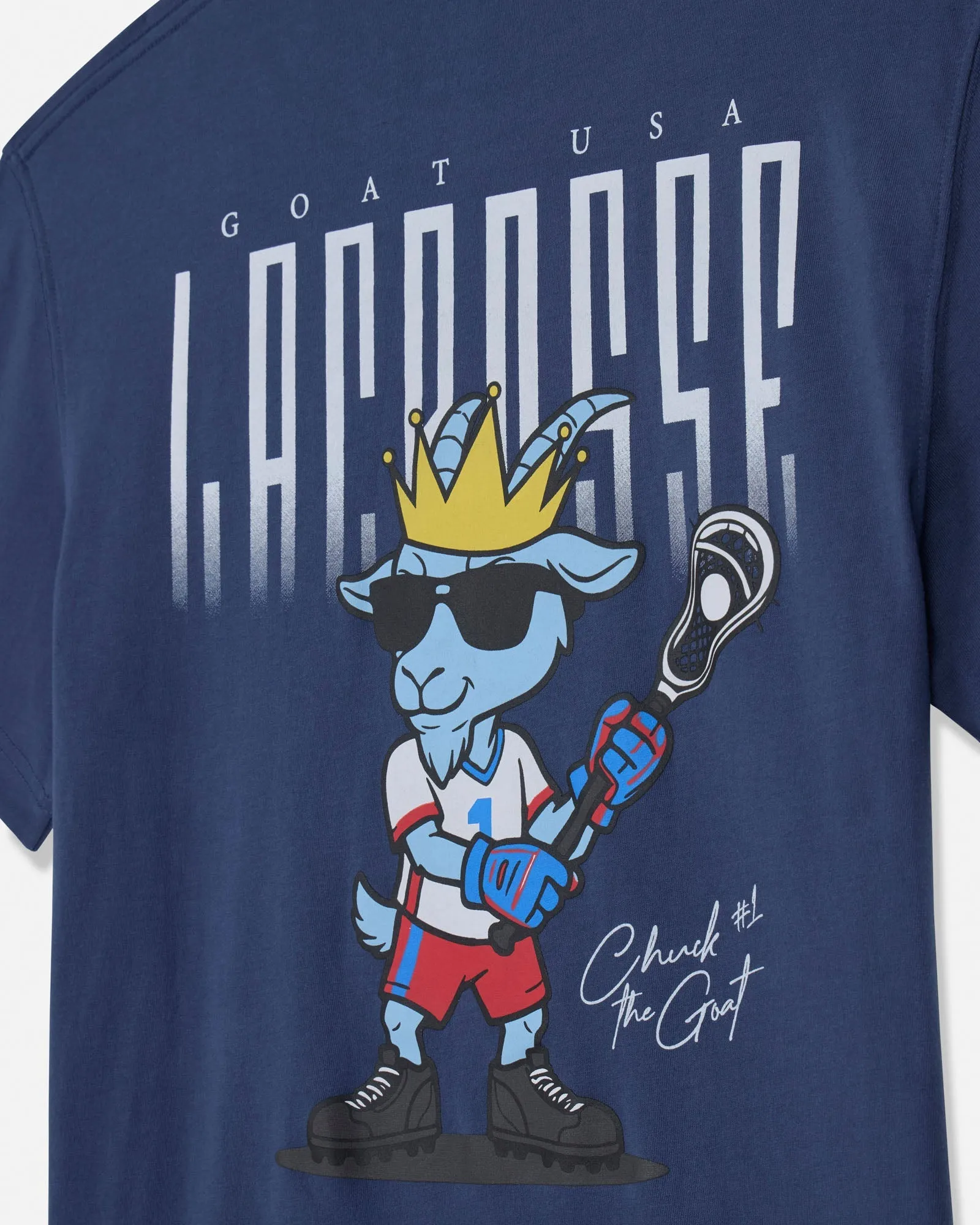 All-Star Lax T-Shirt sold by Goat USA product image thumbnail 3