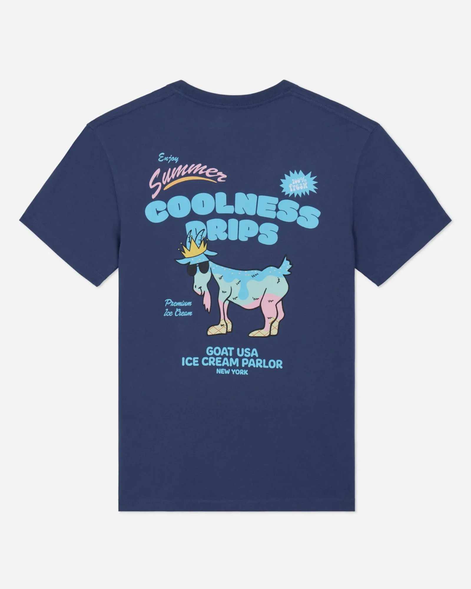 Coolness Drips Ice Cream T-Shirt sold by Goat USA