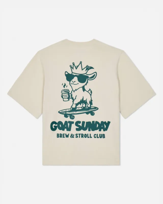 GOAT USA Sunday Heavyweight Tee made by Goat USA
