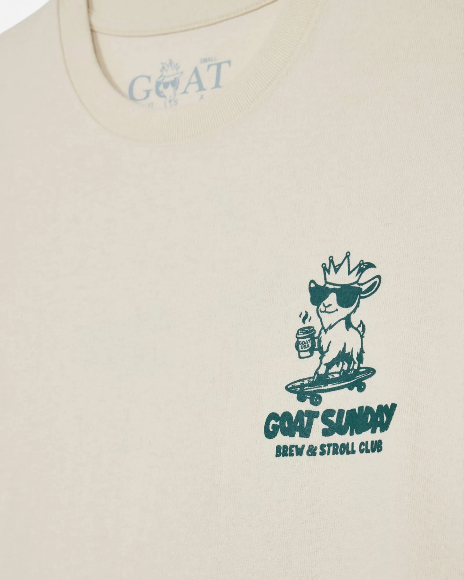 GOAT USA Sunday Heavyweight Tee sold by Goat USA product image thumbnail 3